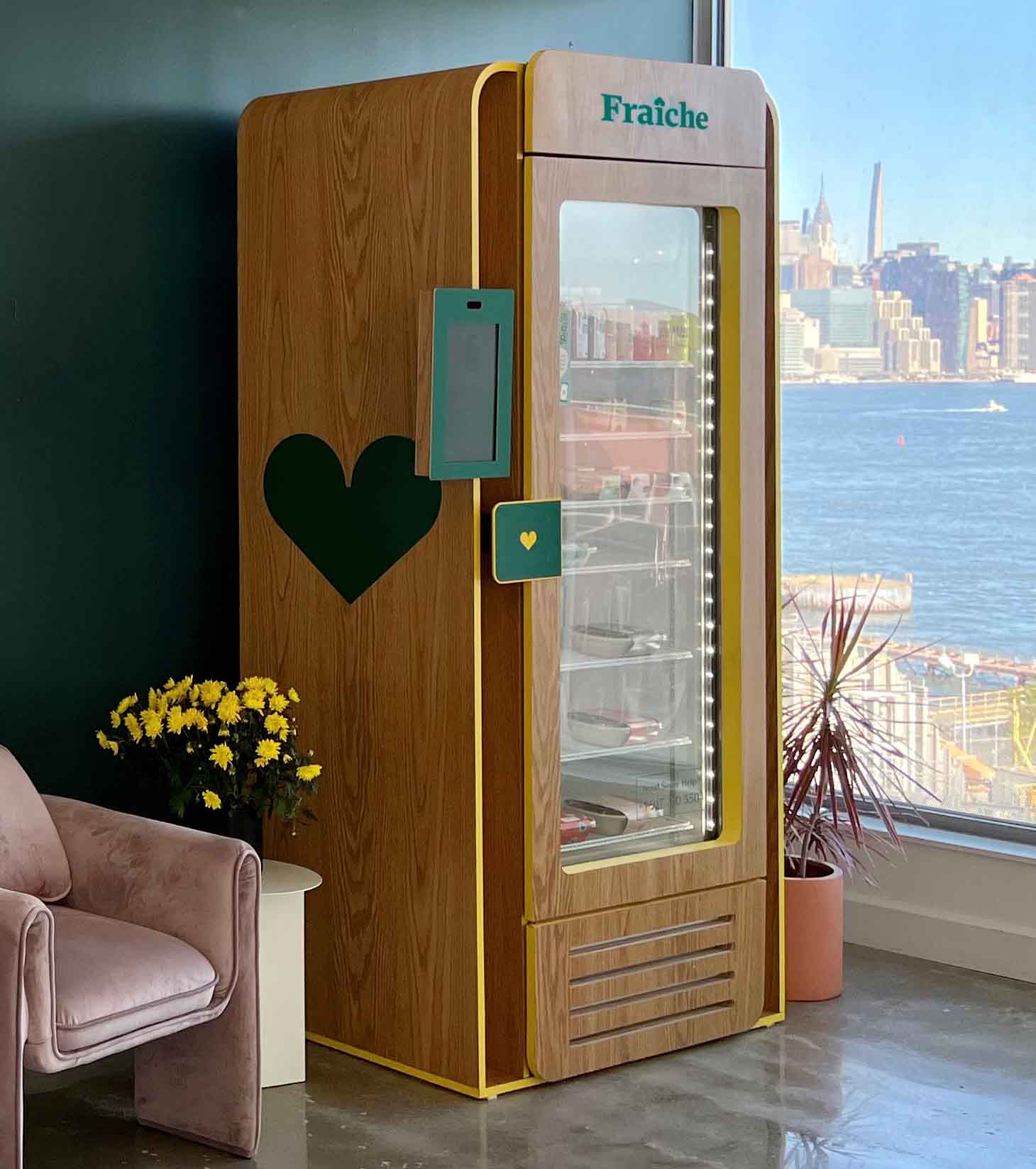 Fraiche fridge in new york offices